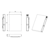 7.64kWh wall-mounted lithium battery for solar inverters, 48V