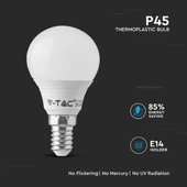 V-TAC 4.5W E14 hideg fehér LED égő - SKU 266