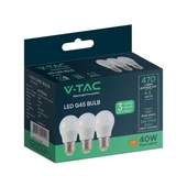 LED Bulb - 5.5W E27 G45 6400K 3PCS/PACK