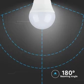 LED Bulb - SAMSUNG CHIP 4.5W E27 A++ G45 Plastic 6400K