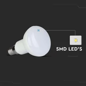 LED Bulb - SAMSUNG CHIP 6W E14 R50 Plastic 3000K