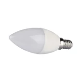 V-TAC 4.8W E14 RGB+ Természetes fehér C37 gyertya LED égő, 24 gombos távirányítóval  - SKU 2929