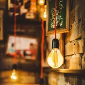 V-TAC 4W borostyán E14 filament P45 LED kisgömb égő, 2200K - SKU 214499