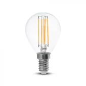 V-TAC 4W E14 meleg fehér filament LED égő csomag (2 db) - SKU 7366