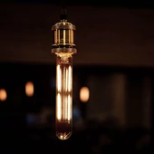 LED Bulb - 4W E14 T20 Filament Clear Glass 3000K