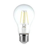 V-TAC 4W E27 hideg fehér filament A60 LED égő - SKU 217120