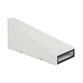 6W LED Wall Light White Body IP65 3000K