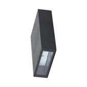 V-TAC 4W kültéri fekete fali LED lámpa hideg fehér, 100 Lm/W - SKU 218563