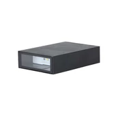 V-TAC 4W kültéri fekete fali LED lámpa hideg fehér, 100 Lm/W - SKU 218563