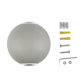 6W LED Wall Light Grey Body Round IP65 3000K