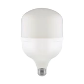V-TAC 50W E27 hideg fehér T140 LED égő + E27-E40 foglalatadapter - SKU 23575