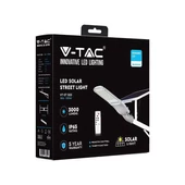 V-TAC 50W napelemes utcai térvilágító, hideg fehér - SKU 20341