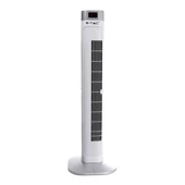 55W LED Tower Fan With Temperature Display And Remote Contrel 36 Inch White
