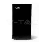 V-TAC 5.12kWh álló lítium akkumulátor, IP20, fekete - SKU 12281