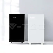 V-TAC 5.12kWh álló lítium akkumulátor, IP20, fekete - SKU 12281