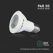 LED Bulb - SAMSUNG CHIP 5.8W E27 PAR20  Plastic 6400K