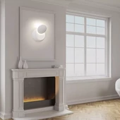 5W Wall Lamp With Bridglux Chip White Body Round 3000K