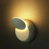 5W Wall Lamp With Bridglux Chip White Body Round 3000K