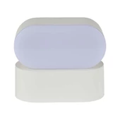 6W LED Wall Light White Body IP65 Movable 3000K