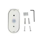 6W LED Wall Light White Body IP65 Movable 3000K