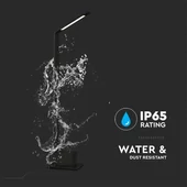 6W LED Outdoor Bollard Lamp Black Body 4000K IP54