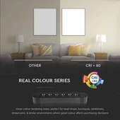 V-TAC 5W spot LED lámpatest Slim 48V mágneses sínhez, természetes fehér - SKU 10233