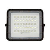 V-TAC 6000mAh napelemes LED reflektor 10W hideg fehér, 800 Lumen, fekete házzal - SKU 7823