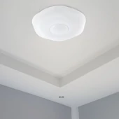 V-TAC 60W mennyezeti LED lámpa Szilvavirág búrával, változtatható szinhőmérséklettel - SKU 23588