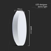 V-TAC 60W mennyezeti LED lámpa elengáns búrával, változtatható szinhőmérséklettel - SKU 23590