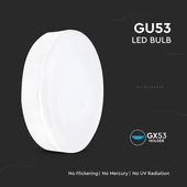 V-TAC 6.4W GX53 természetes fehér LED égő - SKU 23902