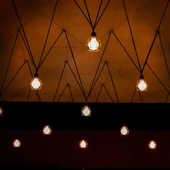 V-TAC 6W E27 meleg fehér filament G95 LED égő - SKU 214305
