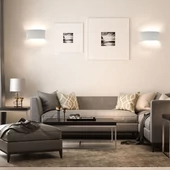 V-TAC 6W kültéri fehér fali LED lámpa természetes fehér - SKU 8614
