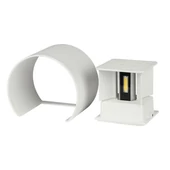 6W Wall Lamp With Bridglux Chip White Body Round IP65 3000K