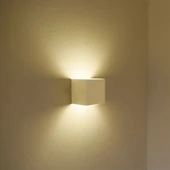 V-TAC 5W kültéri, fehér, szögletes, fali LED lámpa meleg fehér - SKU 217079