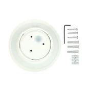 V-TAC 5W kültéri, kerek, fali LED lámpa meleg fehér - SKU 217524