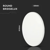 VT-741 6W WALL LIGHT WITH BRIDGELUX CHIP 3000K WHITE ROUND