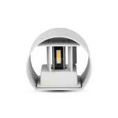 6W Wall Lamp With Bridglux Chip Grey Body Round 3000K