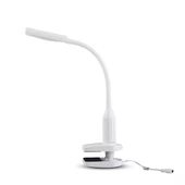 V-TAC 7W asztalra csíptethető LED lámpa, meleg fehér - SKU 8672