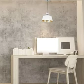 7W Led Pendant Light (Acrylic) - White Lamp Shade 250*190mm 4000K