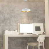 7W Led Pendant Light (Acrylic) - White Lamp Shade 340*190mm 4000K