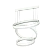 86W LED Dimmable Soft Light Chandelier, 3000K, Round White body