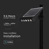 8in1 LED solar lamp with motion sensor, 6000K