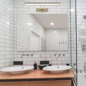 V-TAC 8W beltéri arany fali LED lámpa, tükör-/képvilágítás, meleg fehér - SKU 3983