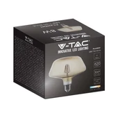 V-TAC 8W borostyán E27 filament T180 LED égő, 1800K - SKU 212790