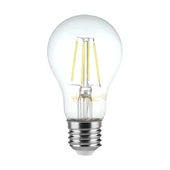 V-TAC 8W E27 meleg fehér dimmelhető filament A60 LED égő - SKU 212815