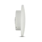 9W Wall Lamp White Body Round IP65 4000K