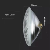 V-TAC 8W LED medencevilágítás, IP68, hideg fehér - SKU 7555