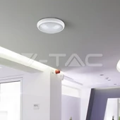 V-TAC 8W ovális IP54 LED lámpa, fehér, természetes fehér - SKU 1263