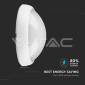 V-TAC 8W ovális IP54 LED lámpa, fehér, természetes fehér - SKU 1263