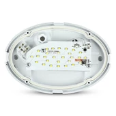 V-TAC 8W ovális IP54 LED lámpa, fehér, természetes fehér - SKU 1263